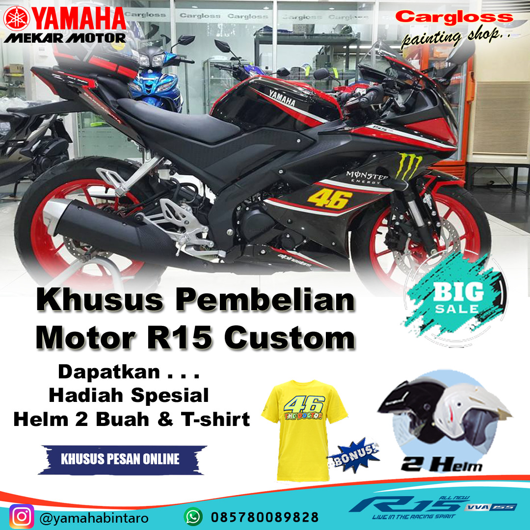 Tanpa Judul Katalog Modifikasi Motor Yamaha R15 Custom Tampil