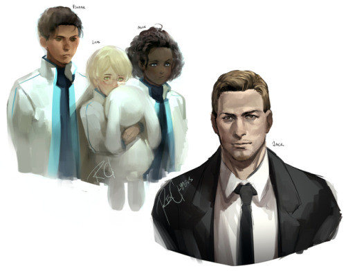 rex-clypeus:Some quick draws of my OCs ;3;I don’t think it’s...