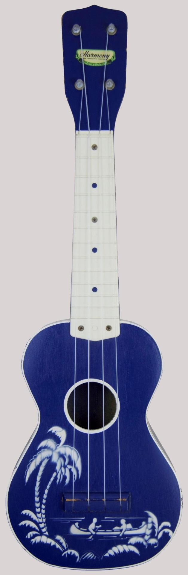 Harmony Canoe Colour Stencil Acoustic Soprano circa 1955