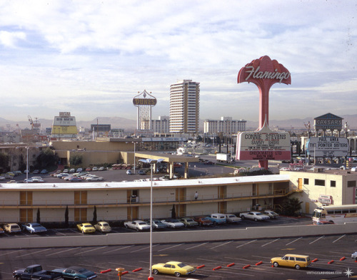 vintagelasvegas:Morning view from Holiday Inn, Las Vegas...