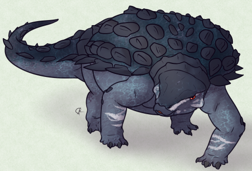 A Dinosaur A Day · Anoplosaurus curtonotus