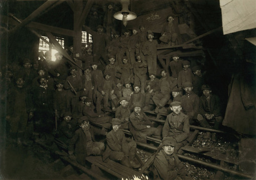 by Lewis HineNoon hour in the Ewen Breaker, Pennsylvania Coal...