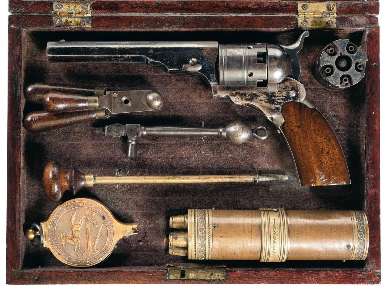 Historical Firearms - Colt Paterson No.3 Belt Model Revolver In October...