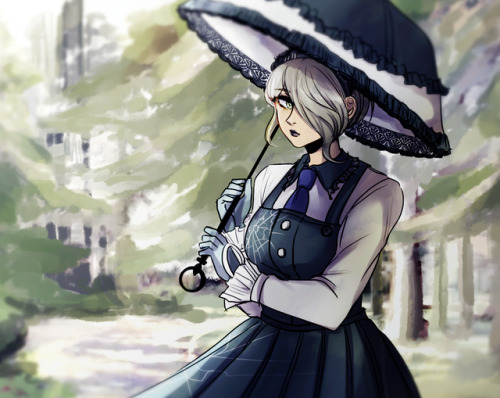 ministarfruit:so that kirumi umbrella huh?