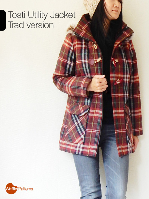 Waffle Patterns // sewing patterns for ladies • Tosti Utility jacket ...