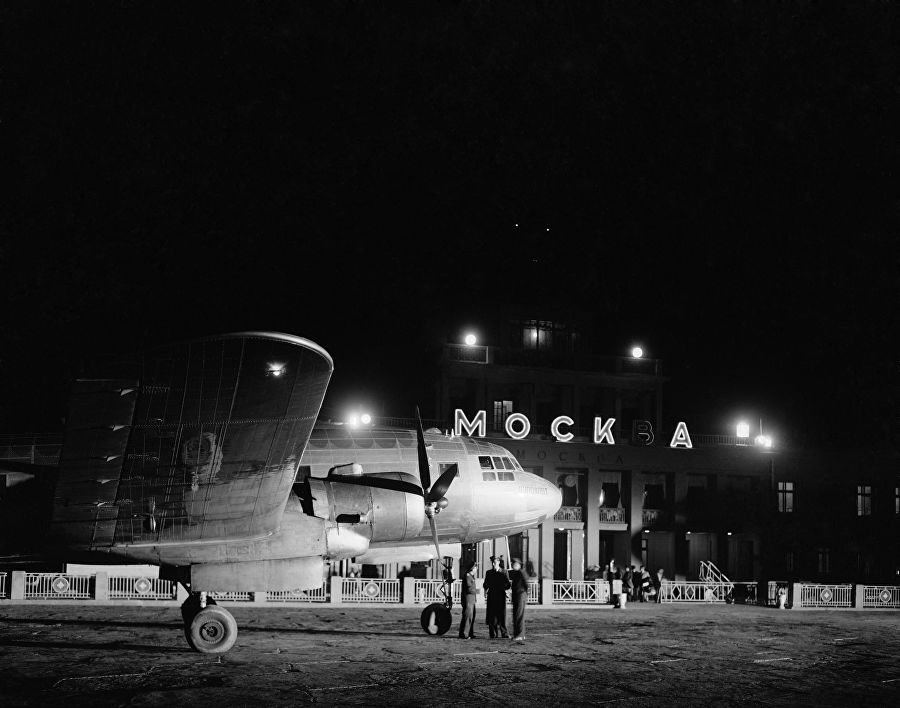 Vnukovo airport in Moscow (1951)