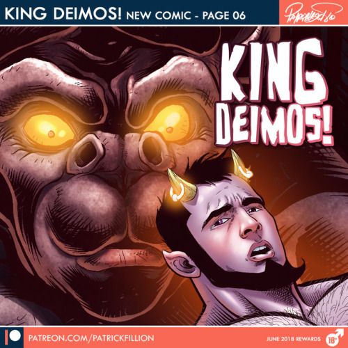 artofpatrickfillion:The first 6 pages of my new “KING DEIMOS”...