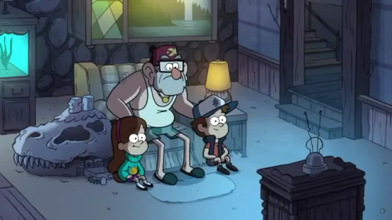 Hi everyone — gravityfallsrockz: Gravity Falls + Watching t.v.