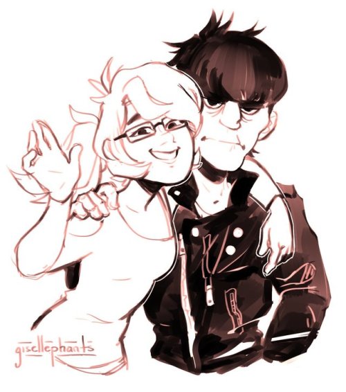 pinkiteru:A commission I got from my friend!! I asked for me and...