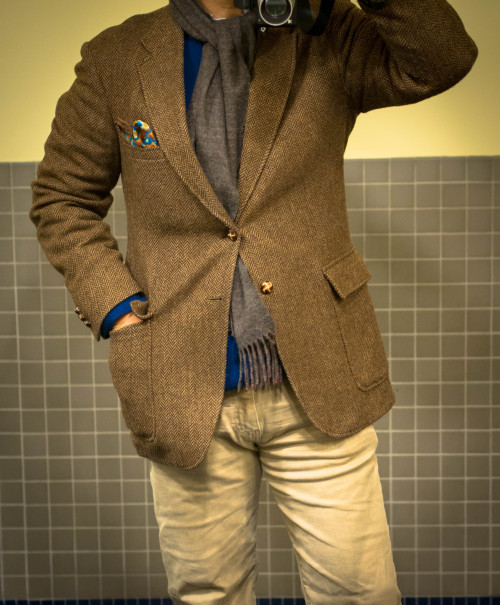 Broke and Bespoke | Blue and brown; always a solid combo.