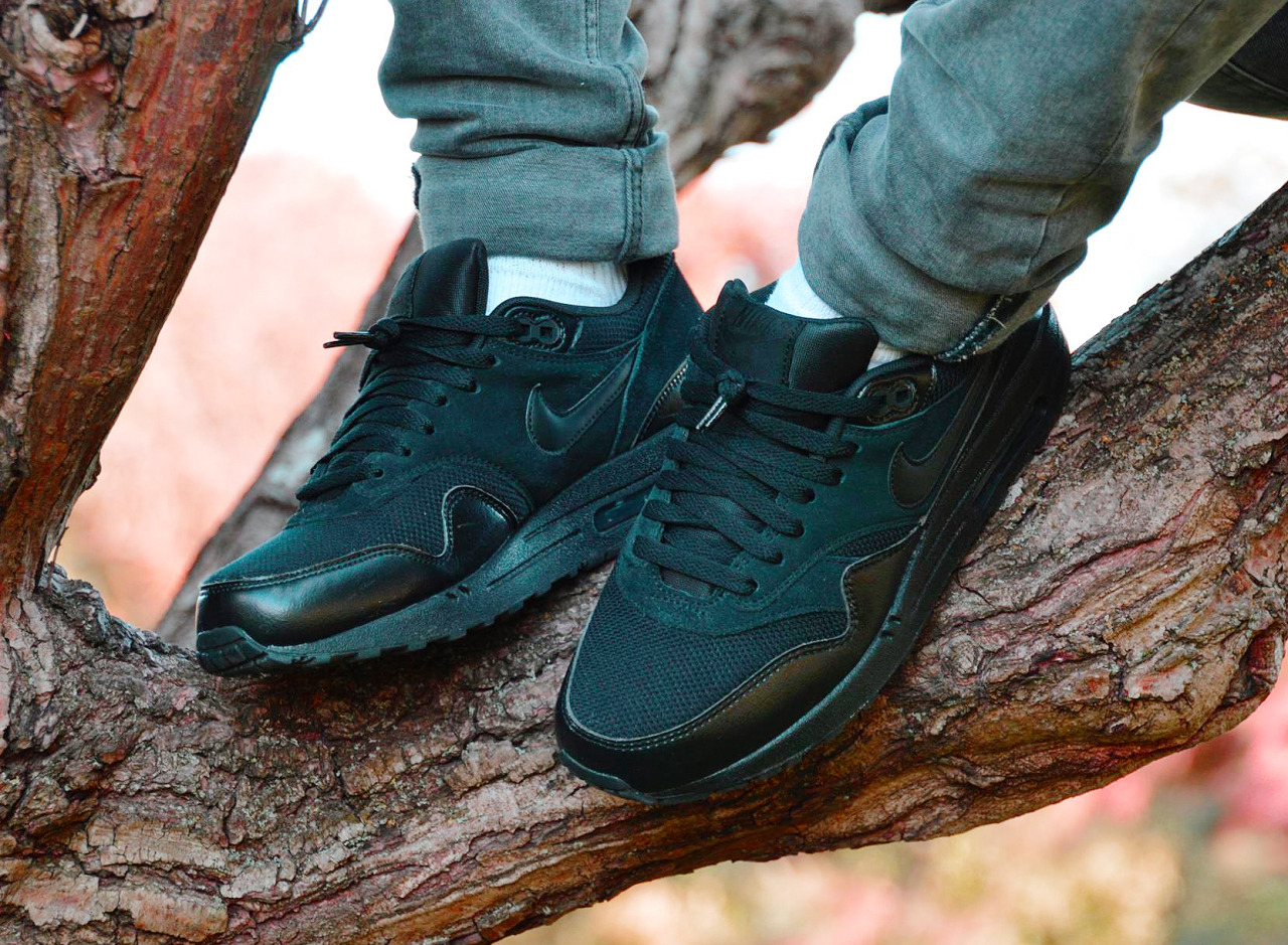 Nike Air Max 1 Essential 'Triple Black' (by - Sweetsoles Nike Air Max 1 Essential 'Triple Black' (by - Sweetsoles