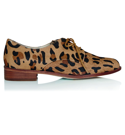 leopard skin brogues