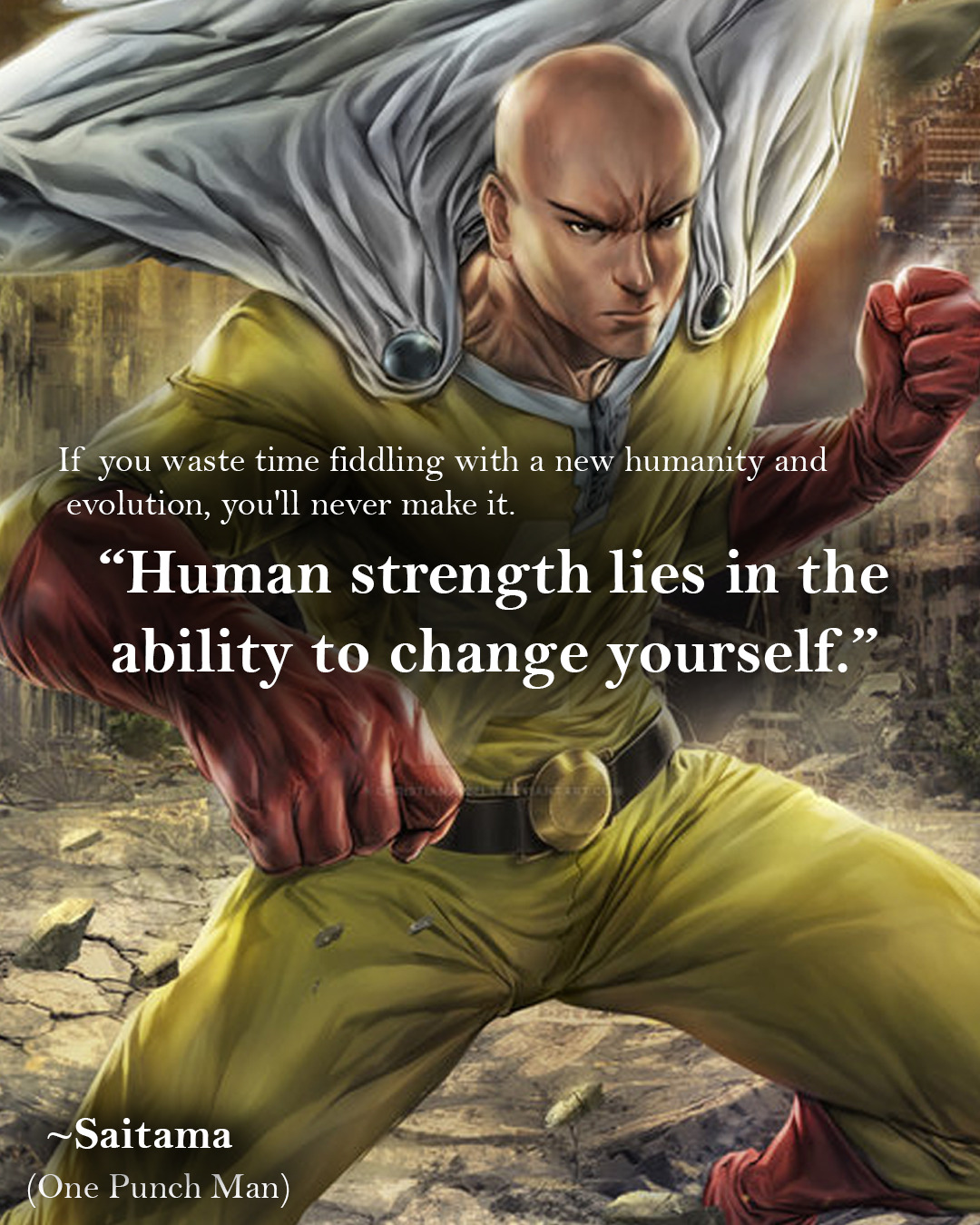 Quote The Anime — Anime: One Punch Man . follow👇 @quotetheanime