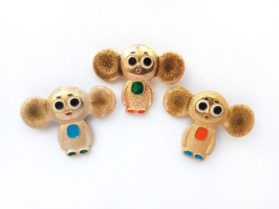 Cheburashka pins - choose yours