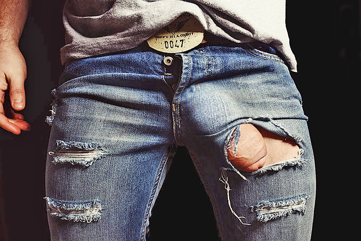 парни с выпирающими членами в джинсах (120) фото