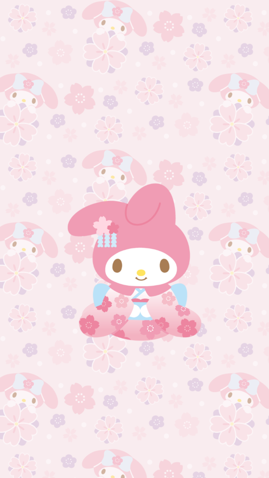 yellow-maiden: MY MELODY SAKURA WALLPAPERS ...