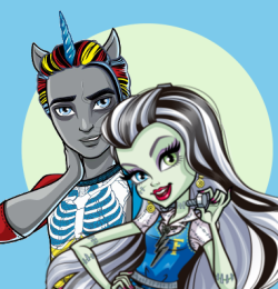 monster high frankie and neighthan