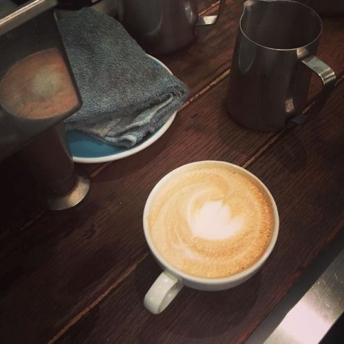 Milk practice! #coffee #flatwhite #taylorstreetbaristas...