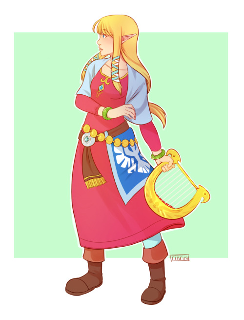 legend of zelda zelda princess zelda hylia skyward sword my art