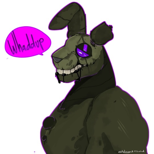 Nightmare Springtrap (fanart)