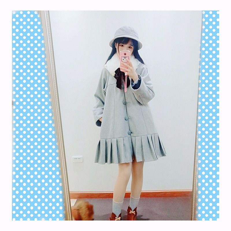 My-Lolita-Dress Official — Sweet Princess Winter Wool Lolita Coat - Pre ...
