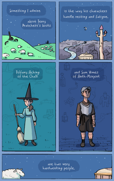 taylor-reynolds-art:TIME TO REST  A short comic about Tiffany...