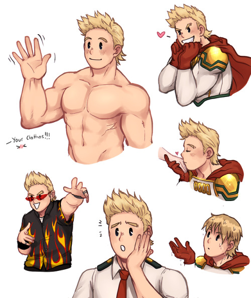 peacepowerpie:long overdue mirio drawings….. best….boi…