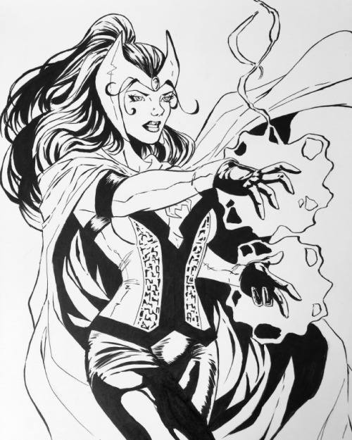 genoshan:Scarlet Witch By James Pauley