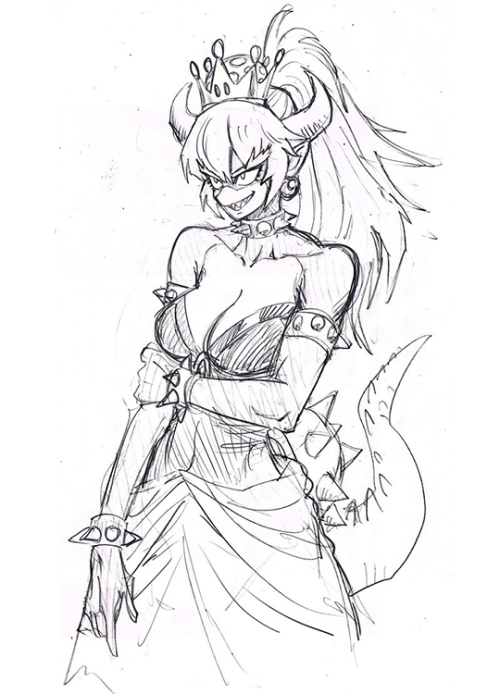 seieiryu:Bowsette drawn by Yusuke Murata