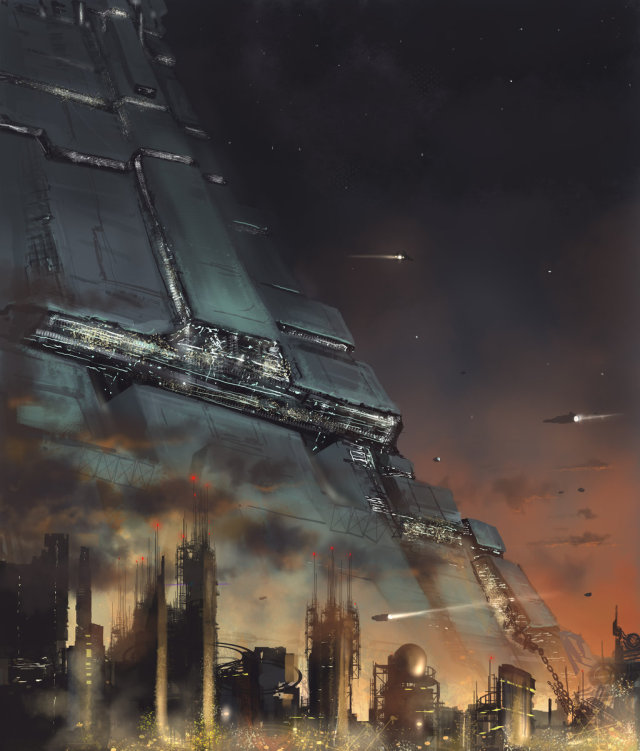 Sci-fi Spaceships — civilizationfiction: Global Corp Inc HQ by derbz