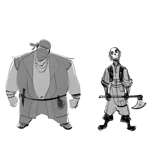 An assortment of character concepts from Season 1 of Tangled to...