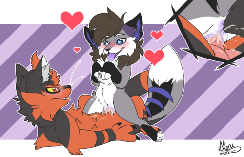 foxxyrodhard-nsfw:Finished YCH NSFW Commission for...