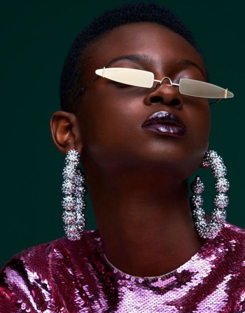 midnight-charm:“Wild Orchid”Miriam Keita photographed...