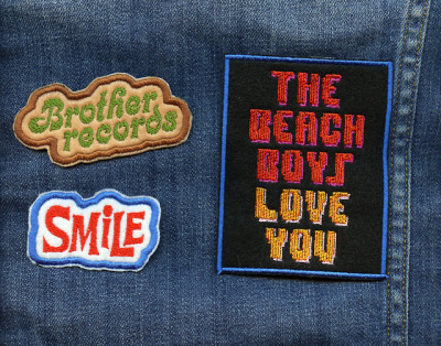 Brother Records • Embroidered Iron On Patch • Brian Wilson • The Beach Boys Brother Records • Embroidered Iron On Patch • Brian Wilson • The Beach Boys
