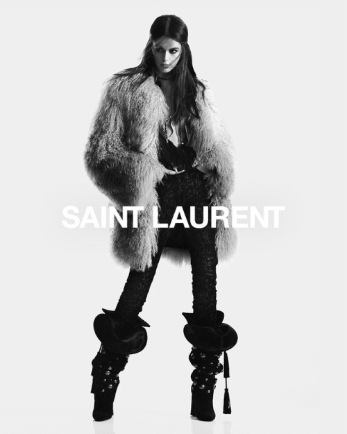 lelaid:Kaia Gerber by David Sims for Saint Laurent F/W 2018