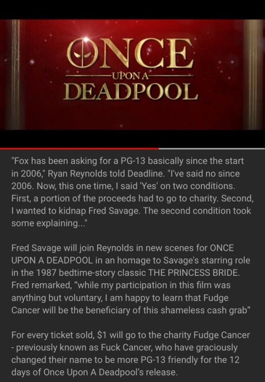 Once Upon A Deadpool Tumblr