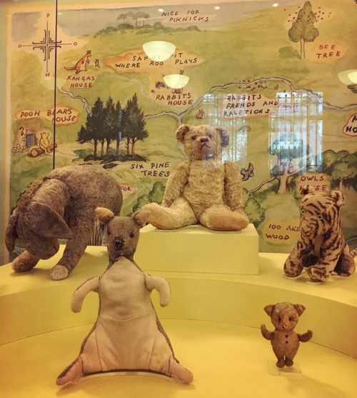 moreroom4happiness:The original Winnie-the-Pooh, New York...