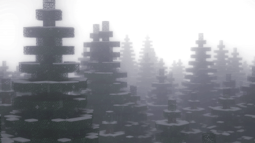 snowy pine forest | Tumblr