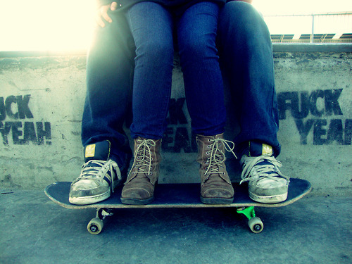 skater couple on Tumblr