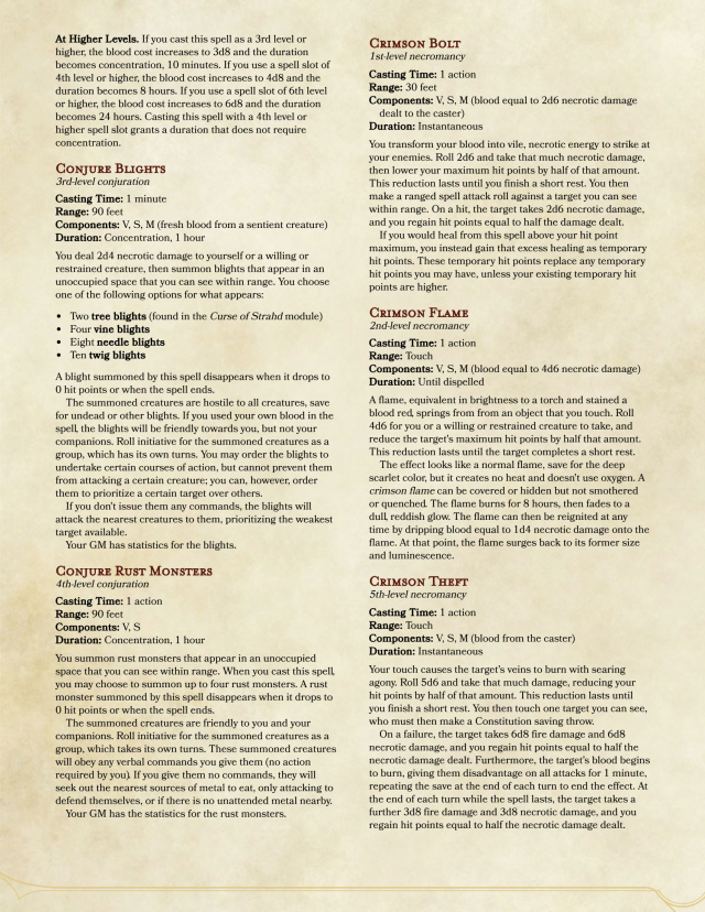 DnD 5e Homebrew — Compendium Of Spells 2 By Anathemys