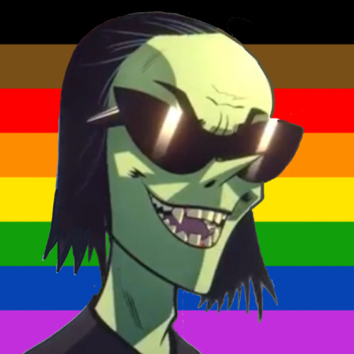 2d gay pride art gorillaz