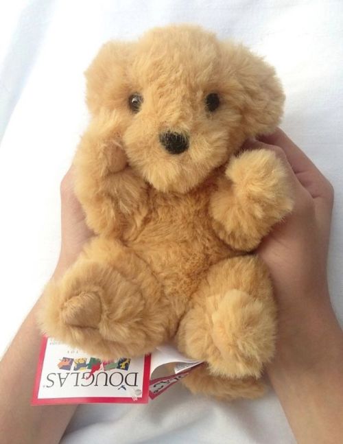 plushies dog tan douglas vip