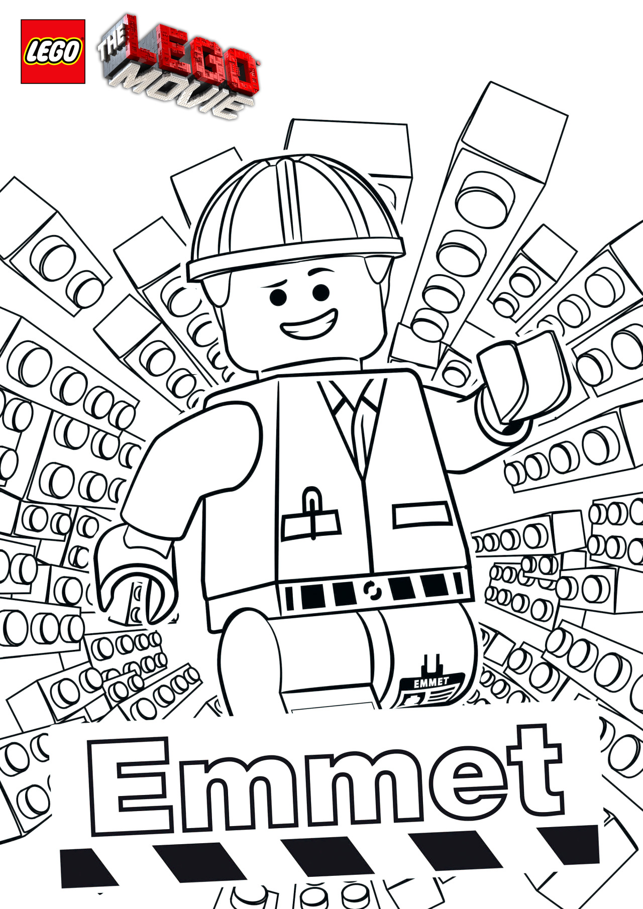 LEGO Minifigures The LEGO Movie Coloring Pages