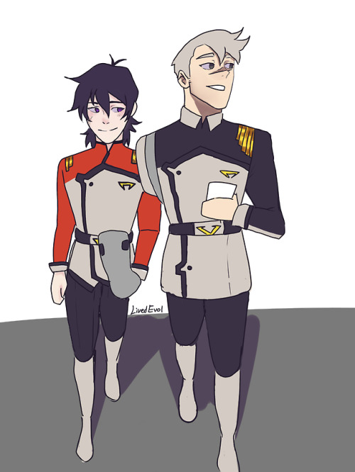 lived-evol:Sheith+new uniforms= Handsomest couple 