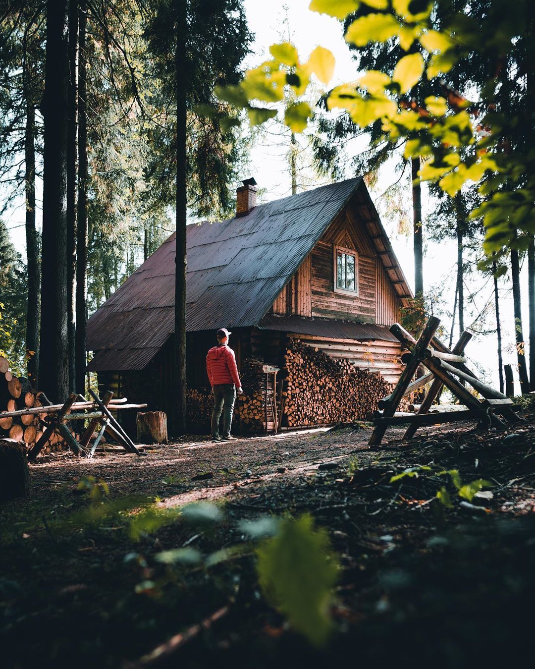 Blog To Travel Is To Live Cabinporn A Handsome Folk Cabin In