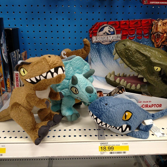 jurassic world mini plush