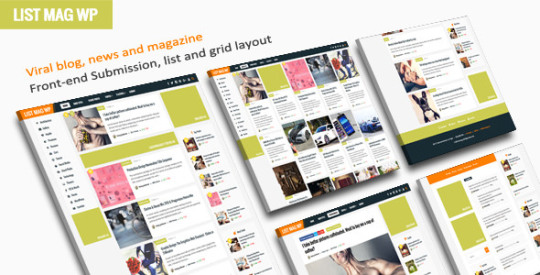 List Mag WP v2.5- A Responsive WordPress Blog Theme Nulled