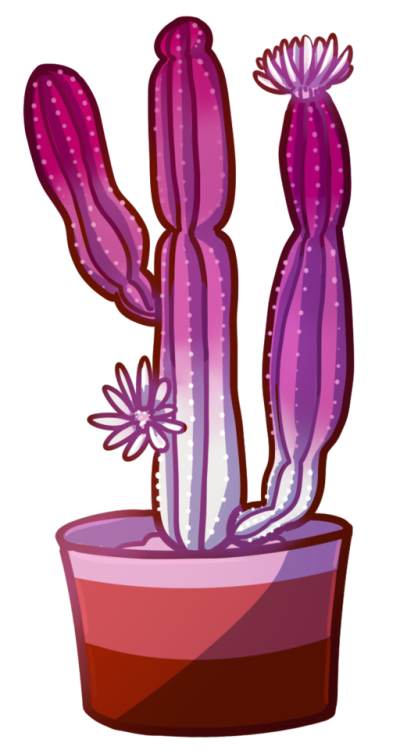 layaart:Pride cacti!!!! I originally just made the ace...