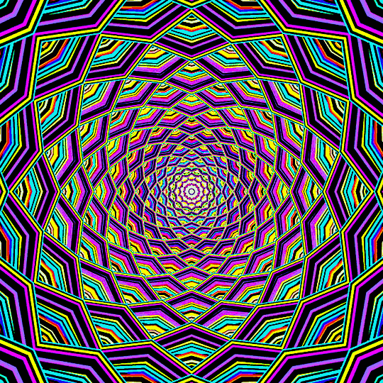 slow kaleidoscope gif