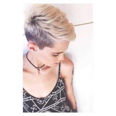 Blonde Short Hair Tumblr